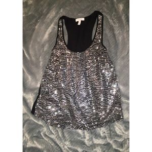 Sparkly tank top